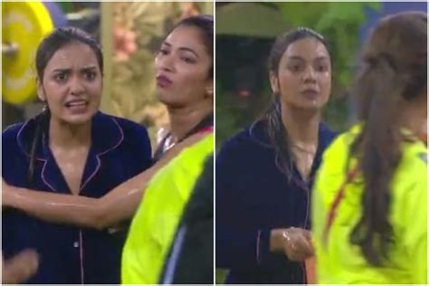 Bigg Boss Ott दिव्या अग्रवाल ने गुस्से में भरी बाल्टी से किया रिद्धिमा