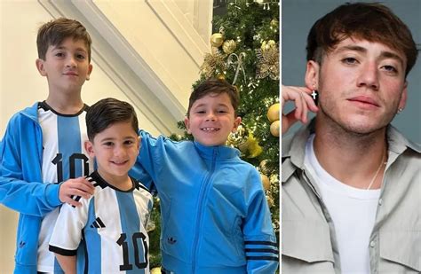 Paulo Londra Pos Junto A Los Hijos De Lionel Messi Y Ellos Predijeron