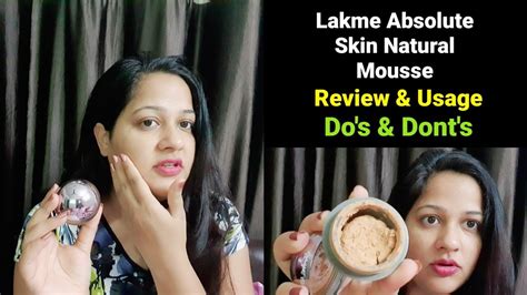 Lakme Absolute Mattreal Skin Natural Mousse Foundation Off