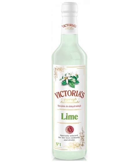 Syrop barmański VICTORIA S LIME 490 ml