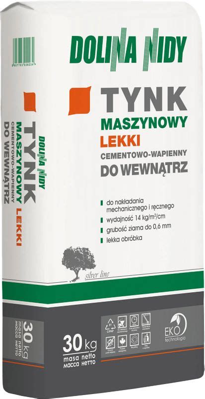 Tynk Maszynowy Wewn Trzny Lekki Kg Nida Dolina Nidy Cementowo