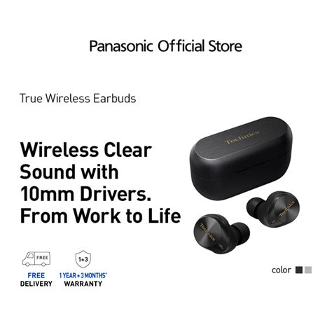 Technics Eah Az E Premium Hi Fi True Wireless Earbuds With Noise