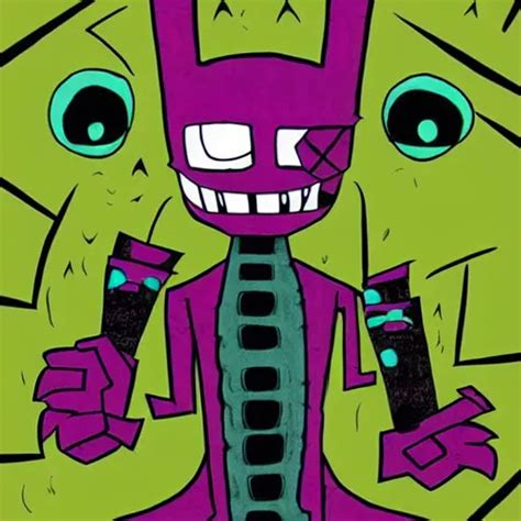 Invader Zim Created By Jhonen Vasquez Stable Diffusion