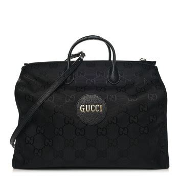 GUCCI Econyl Nylon Monogram Large Off The Grid Tote Bag Black 1398211