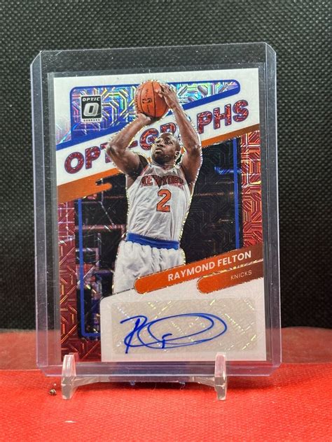 2021 22 Panini Donruss Optic OPTI GRAPHS AUTO Choice Refractor Raymond