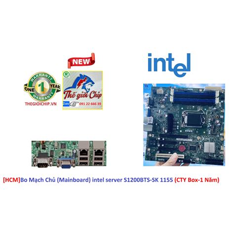 Hcm Bo Mạch Chủ Mainboard Intel Server S1200bts Sk 1155 Cty Box 1