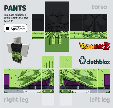 Pants Skin For Roblox Based On Dragon Ball Trajes De Camiseta Trajes De Camiseta Gráfica