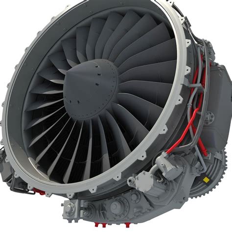 3ds cfm56 turbofan aircraft engine