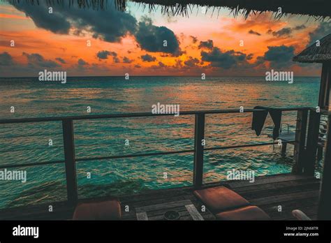 Water Villa in Maldives Stock Photo - Alamy