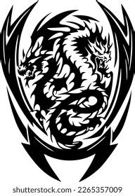 vector illustration deagon shape stock vector royalty