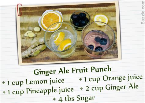 Check Out These 8 Mouthwatering Ginger Ale Punch Recipes | Ginger ale punch, Ginger ale, Punch ...