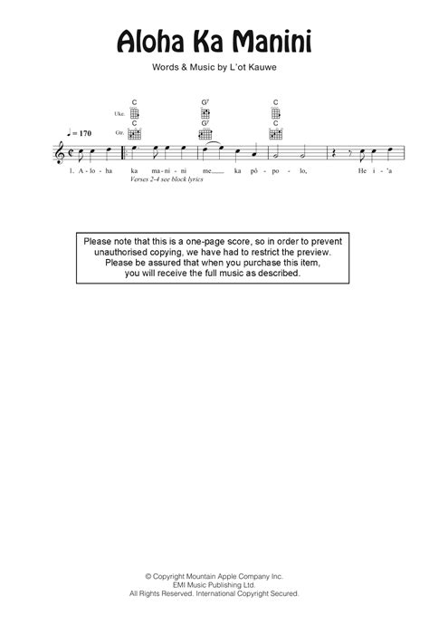 Aloha Ka Manini by The Gabby Pahinui Hawaiian Band - Ukulele - Guitar Instructor