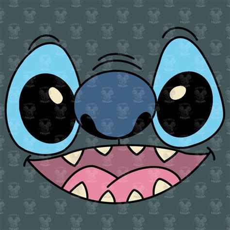 Stitch Face Svg Etsy