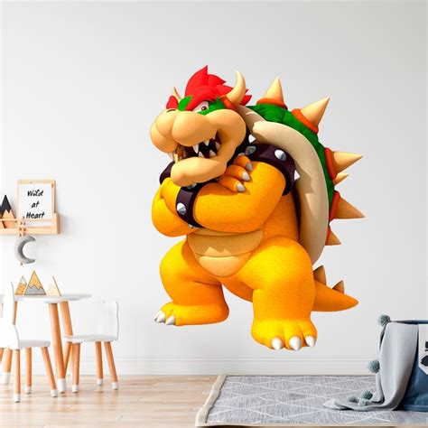 Vinilo Decorativo Infantil Bowser Teleadhesivo