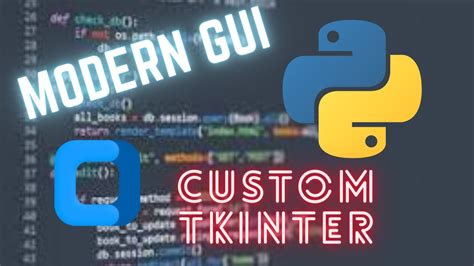 How To Create A Custom Modern GUI Using Python Custom Tkinter YouTube