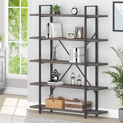 Amazon Tribesigns Rustic Solid Wood Shelf Industrial Style