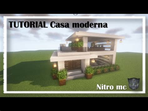 tutorial Minecraft casa moderna fácil perfecta para Survival YouTube