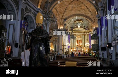 Statue Of St Augustine Of Hippo In San Agustin Churchmanila