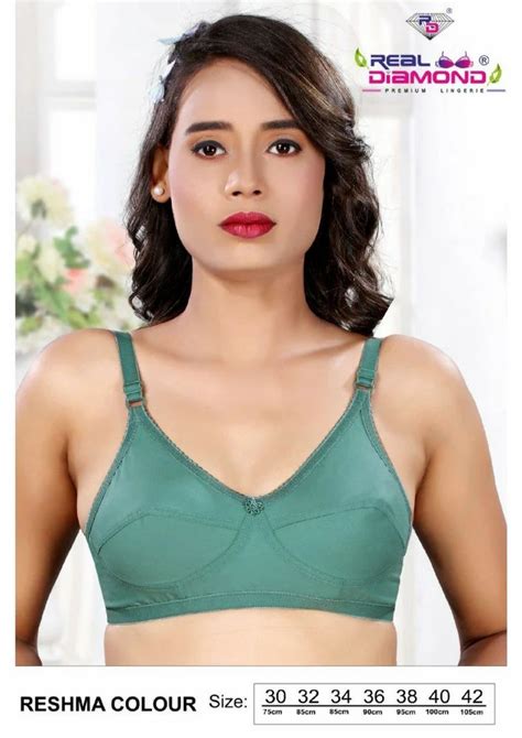 Non Padded Cotton Colour Regular B Cup Bra Plain At Rs 91 Piece In