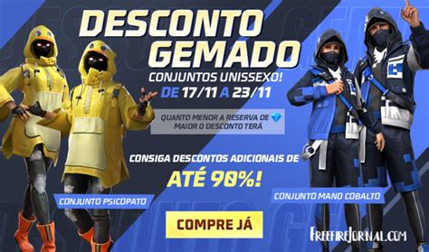 Desconto Gemado Chegando Ao Free Fire Confira Freefirejornal