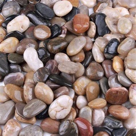 Multicolor Round Mix Natural Stone River Pebble For Garden At Rs 150