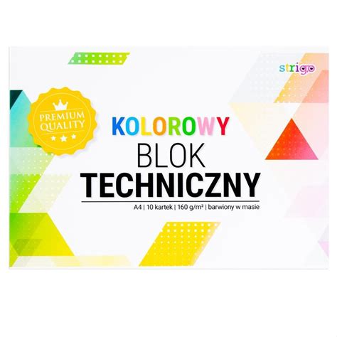 Wpc Blok Techniczny Kolorowy A Kartek Strigo Spa Wpc