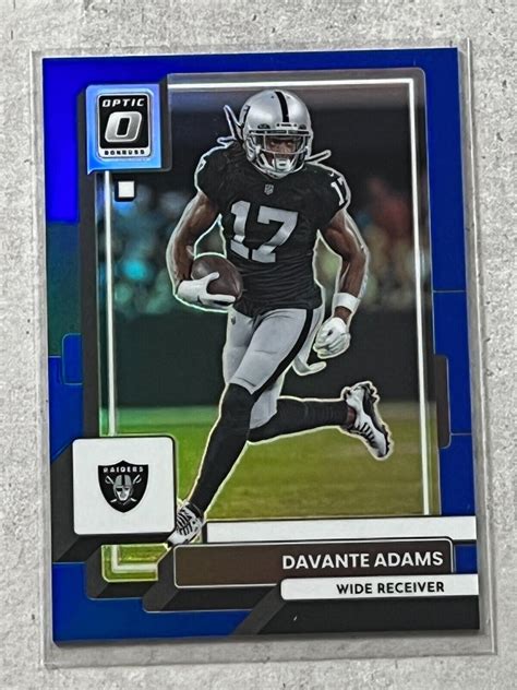 Donruss Optic Davante Adams Sp Blue Prizm Las Vegas