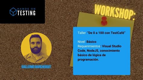 Taller De 0 A 100 Con TestCafe Guillermo Marchebout Hands On