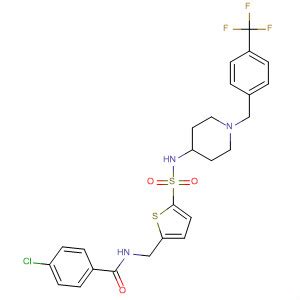 494775 19 8 Benzamide 4 Chloro N 5 1 4 Trifluoromethyl Phenyl