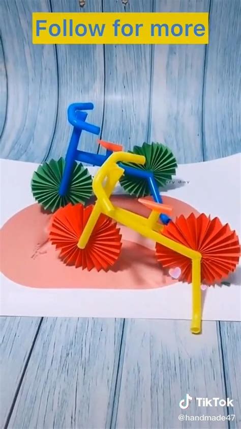 Origami Video Bicycle Beautiful Bicycle Crafts Paper Crafts Diy