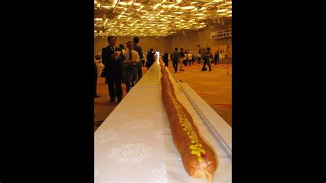 The Biggest Hot Dogs In The World Youtube