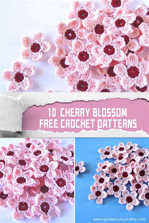 Crochet Cherry Blossom Free Patterns Igoodideas