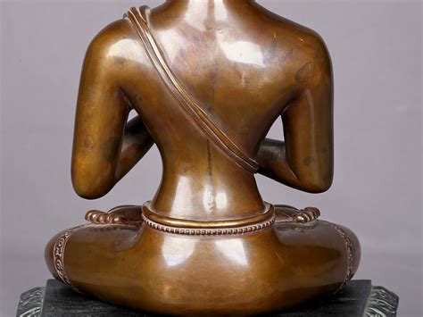 Lord Maitreya Buddha Copper Statue From Nepal Exotic India Art