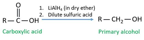 Reduction Of Carboxylic Acids To Primary Alcohols By LiAlH4