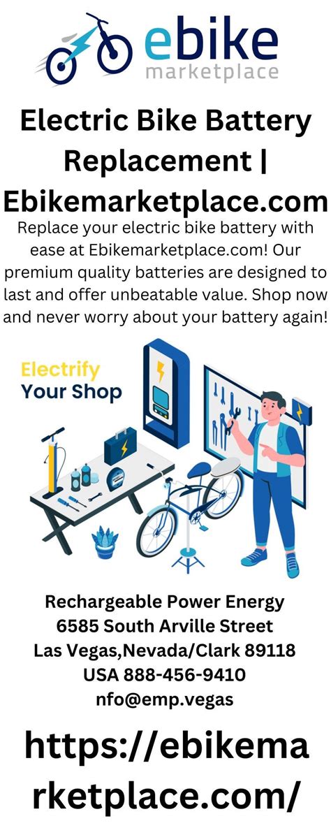 Electric Bike Battery Replacement | Ebikemarketplace.com ...