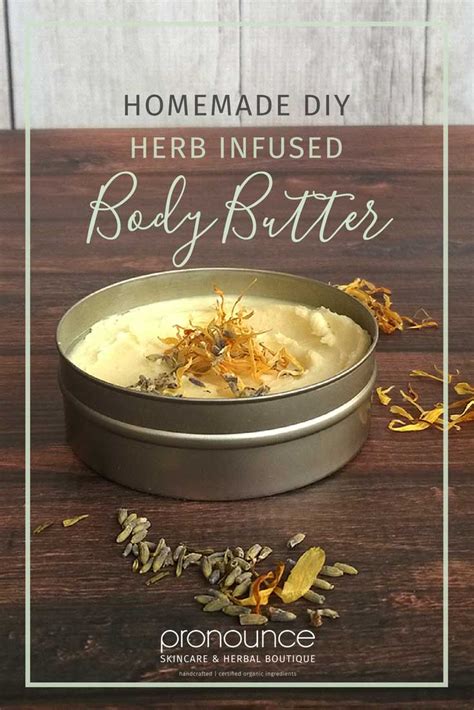 Diy Herb Infused Whipped Body Butter • Pronounce Skincare And Herbal Boutique