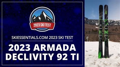 2023 Armada Declivity 92 Ti SkiEssentials Ski Test YouTube