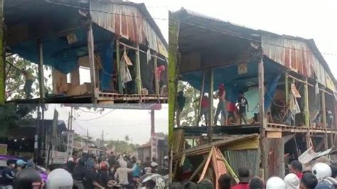 Massa Mengamuk Rumah Pelaku Pembunuhan Bocah Di Makassar Dibongkar