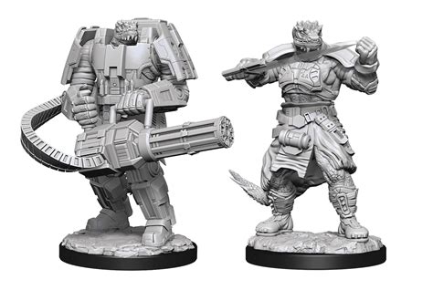 Jan218837 Starfinder Deep Cuts Mini Vesk Soldier Previews World