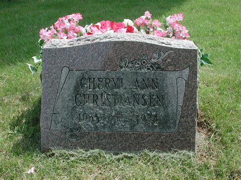 Cheryl Ann Christiansen 1965 1974 Find A Grave Memorial