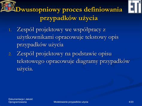 Ppt Modelowanie Przypadk W U Ycia Powerpoint Presentation Free