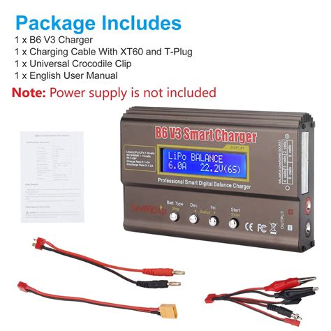 B6 V3 Smart Balance Charger 80w Digital Discharger For Rc Lipo Nimh Lihv Battery 601549087042 Ebay