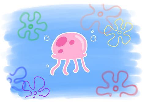 Gallery For Drawings Of Jellyfish From Spongebob Cartoon Artwork