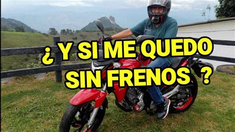 Qu Hacer Si La Moto Se Queda Sin Frenos Es Posible Que Pase