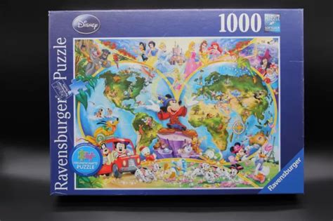 DISNEY S WELTKARTE 1 000 Teile Puzzle Ravensburger 2008 NEU