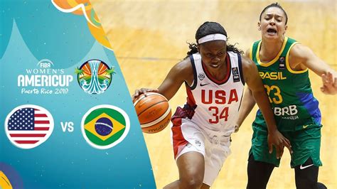 Usa Vs Brazil Highlights Fiba Women S Americup Fiba Basketball