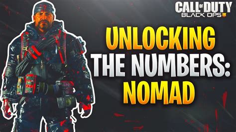 HOW TO UNLOCK THE NUMBERS OUTFITS IN BLACK OPS 4 NOMAD NUMBERS OUTFIT