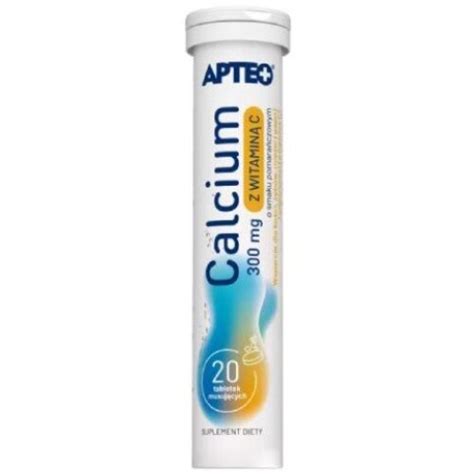 Calciu Cu Vitamina C Apteo Mg Aroma Portocale Comprimate