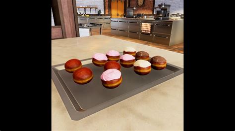 Cooking Simulator Cakes And Cookies Fried Donut No Commentary YouTube