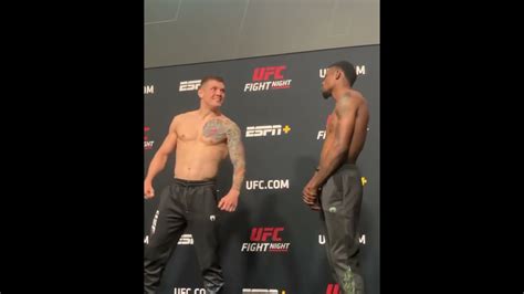 Marvin Vettori Vs Kevin Holland Face Off Ufc Mma Kevinholland